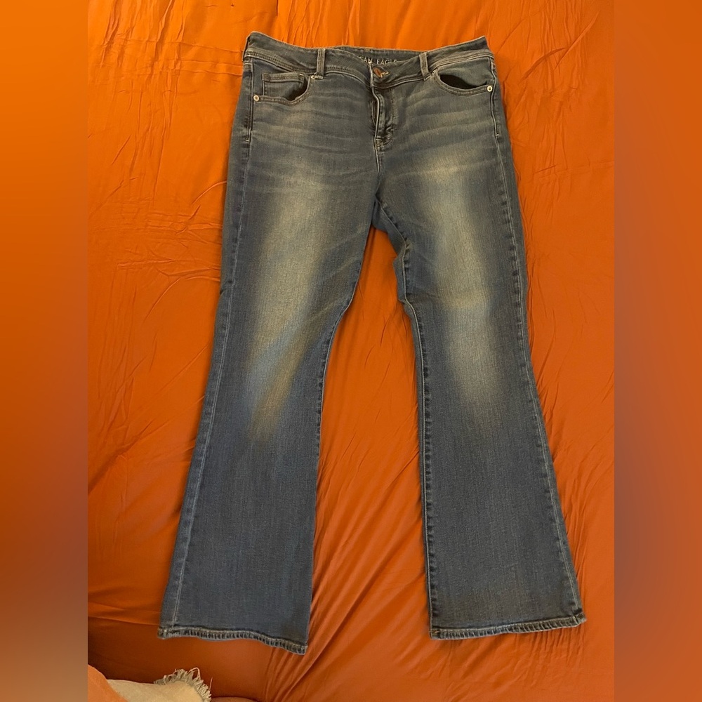 American Eagle Outfitters Blue Flare Jeans